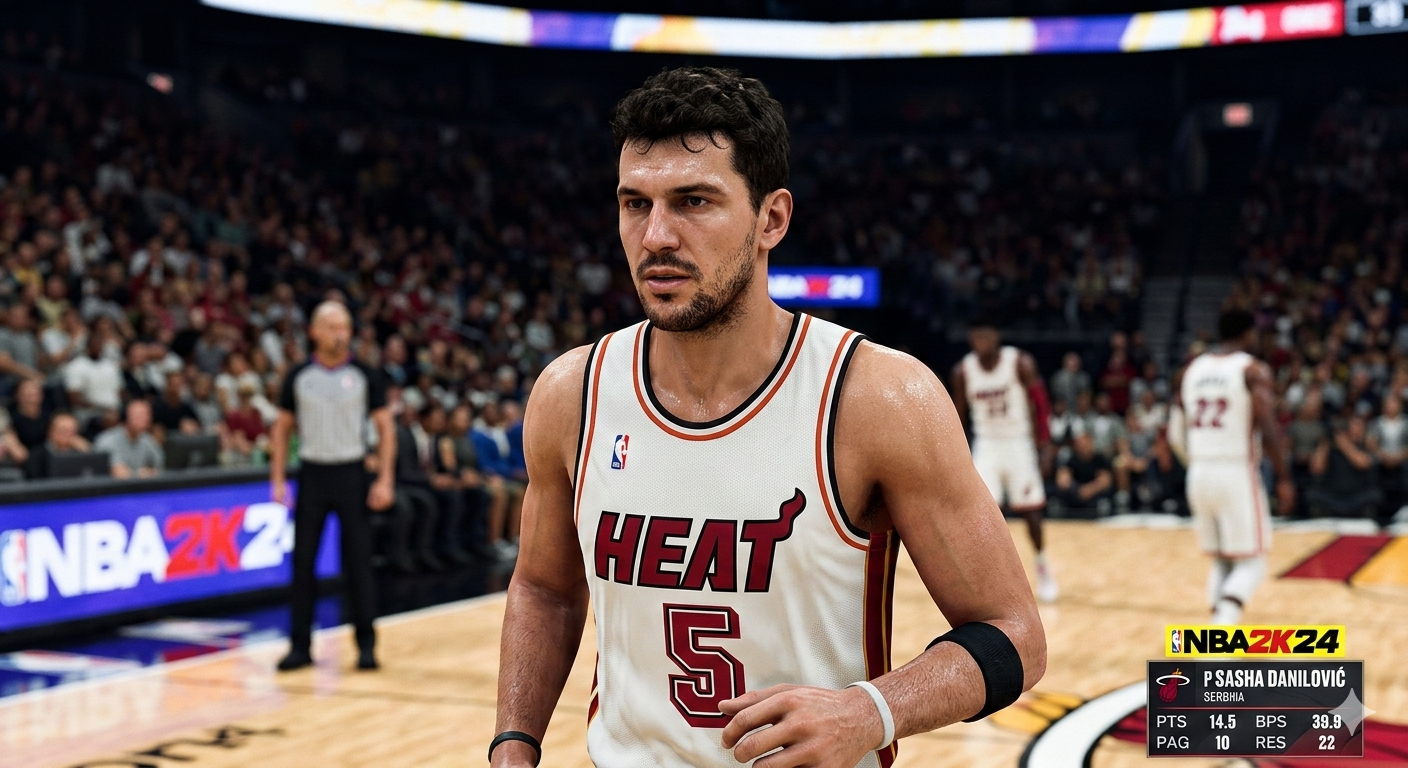 Sasha danilovic nba 2k24 cyberface