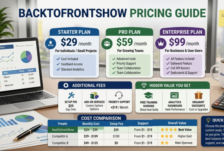 Backtofrontshow pricing