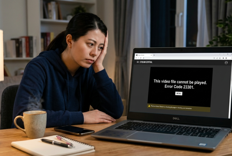 This video file cannot be played error code 23301