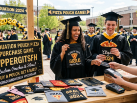Graduations pouch pizza purchase game zippergitsfh