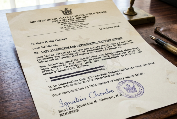 Ignatius morgen chombo letter
