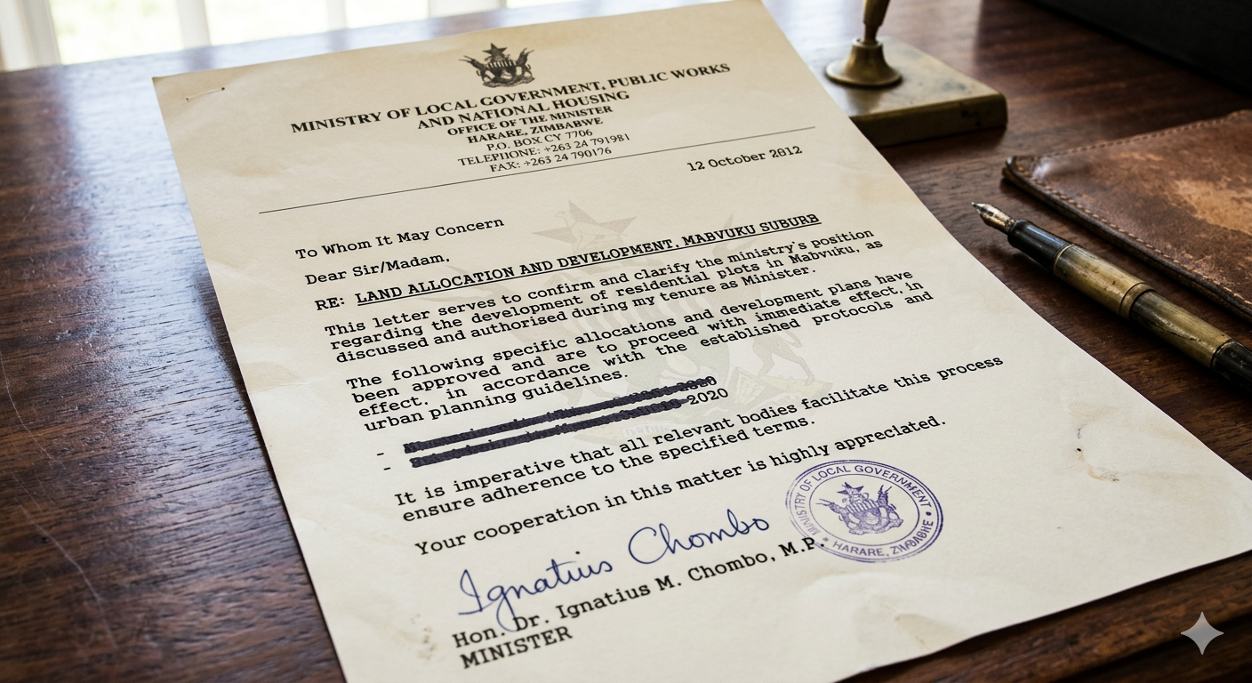 Ignatius morgen chombo letter